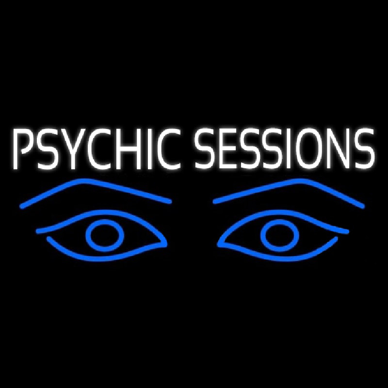 White Psychic Sessions With Blue Eye Neonkyltti