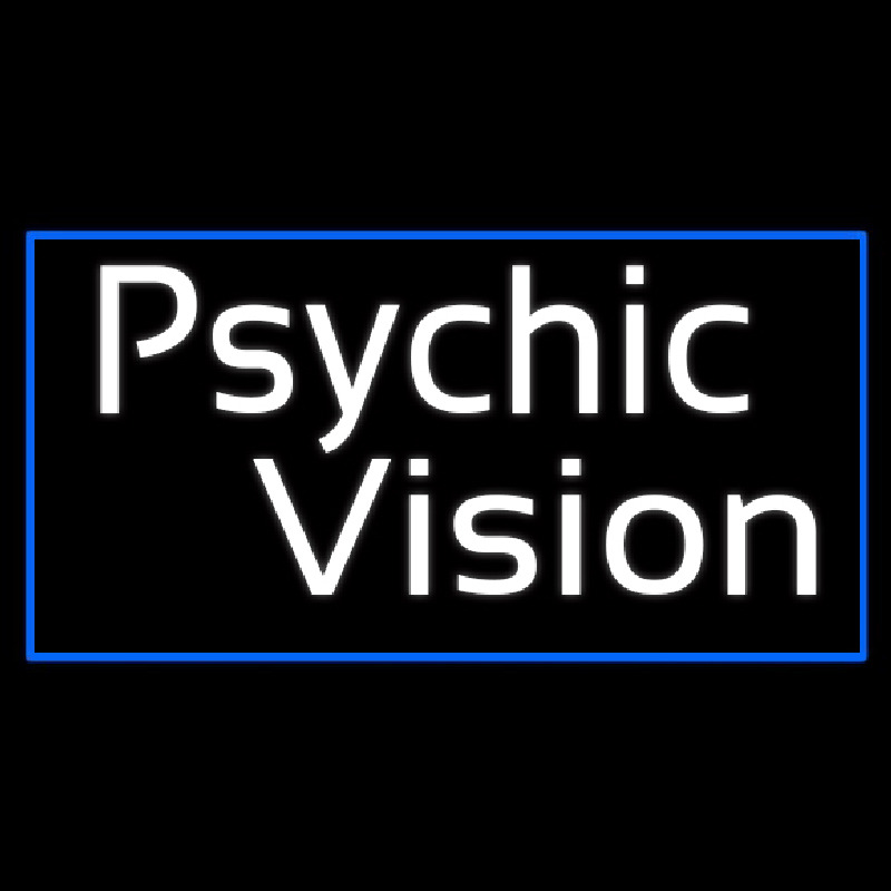 White Psychic Vision Neonkyltti