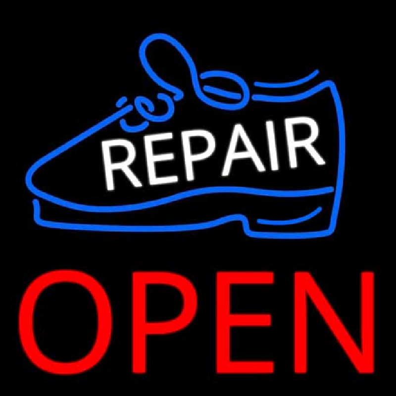 White Repair Shoe Open Neonkyltti