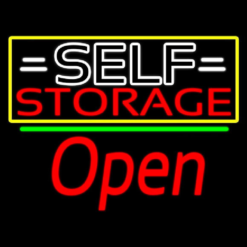 White Self Storage Block With Open 2 Neonkyltti