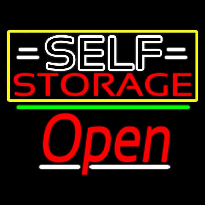 White Self Storage Block With Open 3 Neonkyltti