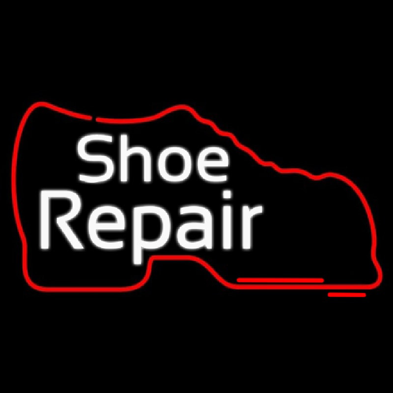 White Shoe Repair With Shoe Neonkyltti