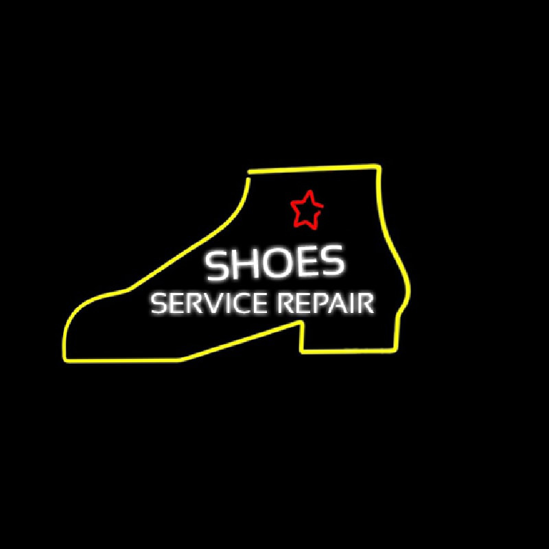 White Shoe Service Repair Neonkyltti