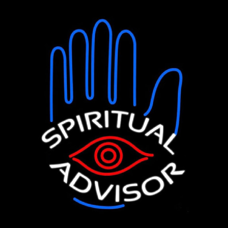 White Spiritual Advisor Neonkyltti