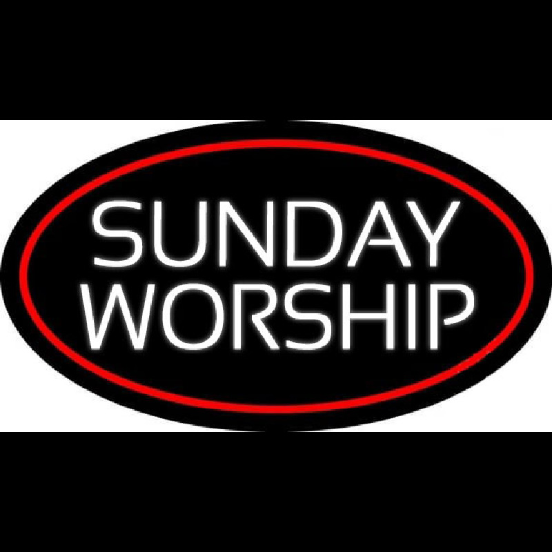White Sunday Worship Neonkyltti