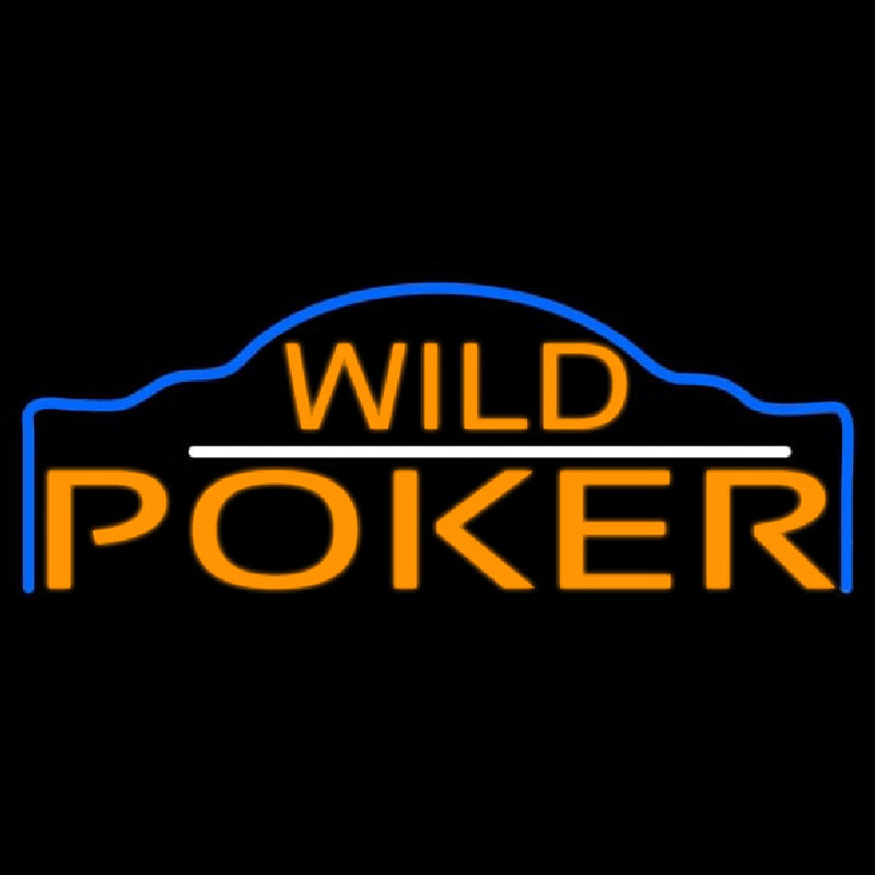 Wild Poker 3 Neonkyltti
