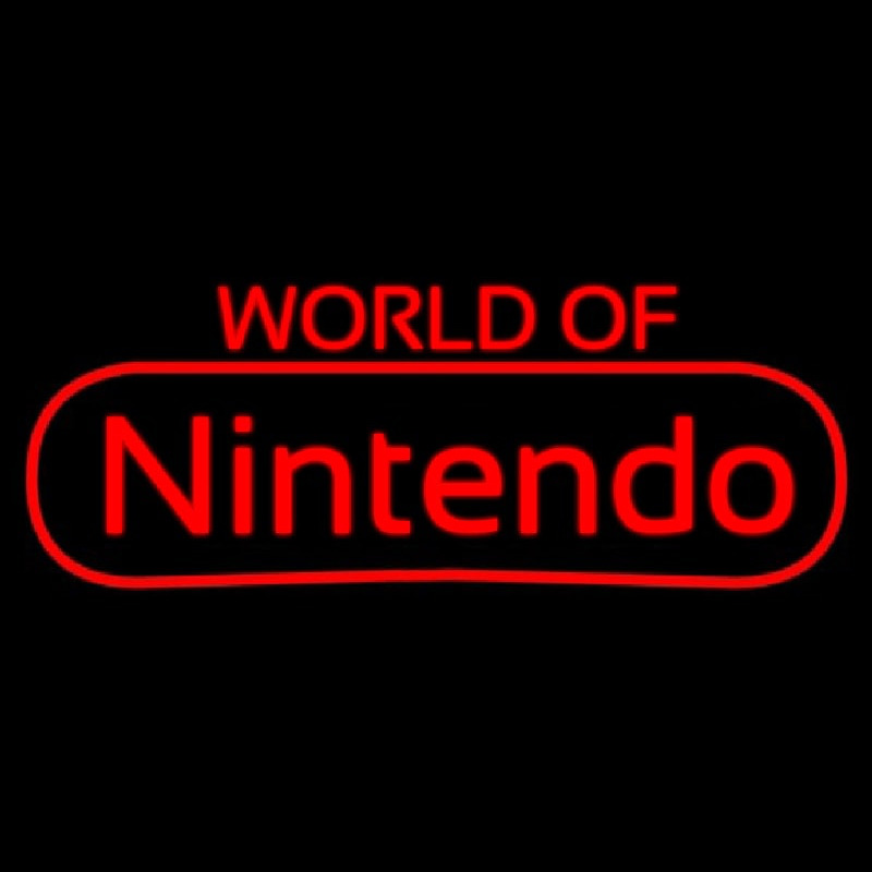 World Of Nintendo Neonkyltti