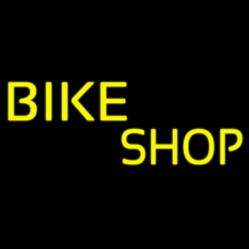 Yellow Bike Shop Neonkyltti
