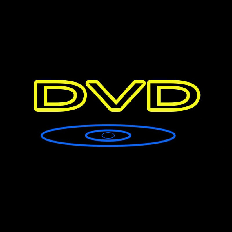 Yellow Dvd 1 Neonkyltti