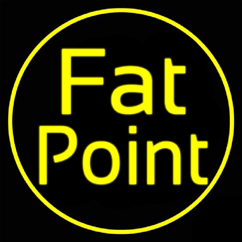Yellow Fat Point Neonkyltti
