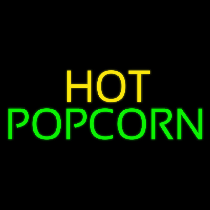 Yellow Hot Green Popcorn Neonkyltti