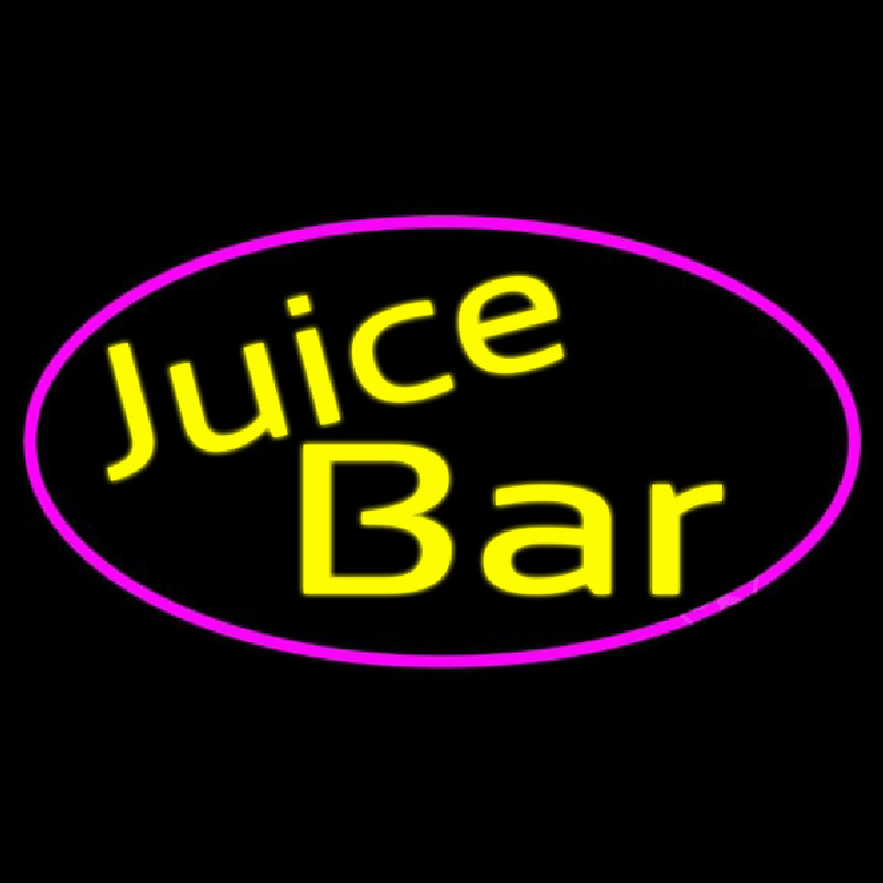 Yellow Juice Bar Neonkyltti