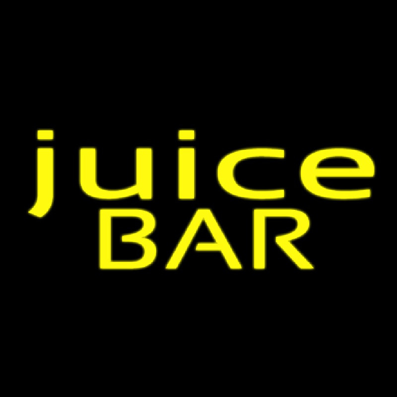 Yellow Juice Bar Neonkyltti