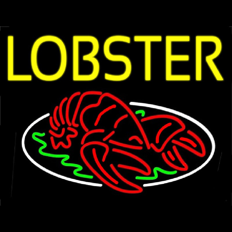 Yellow Lobster Neonkyltti