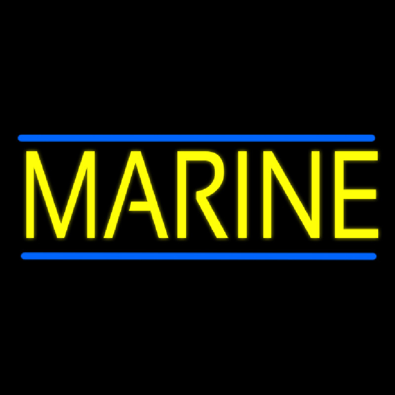 Yellow Marines Neonkyltti