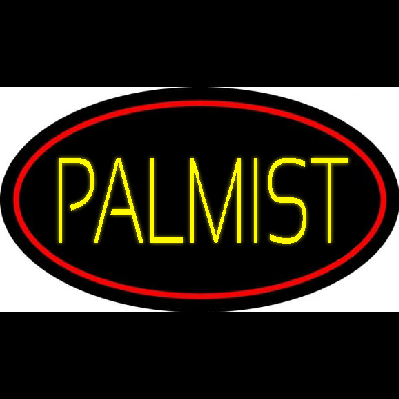 Yellow Palmist Block Neonkyltti