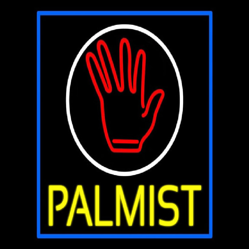 Yellow Palmist Block With Logo Neonkyltti