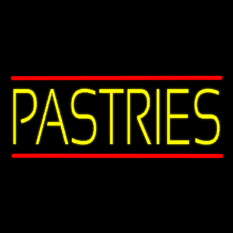 Yellow Pastries Neonkyltti