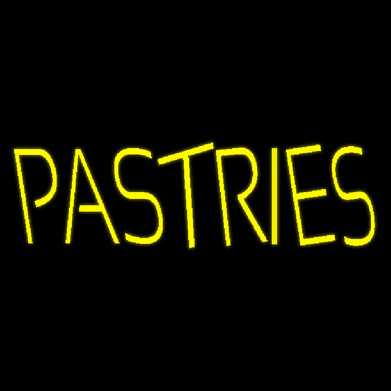 Yellow Pastries Neonkyltti