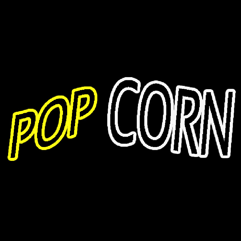 Yellow Pop White Corn Neonkyltti