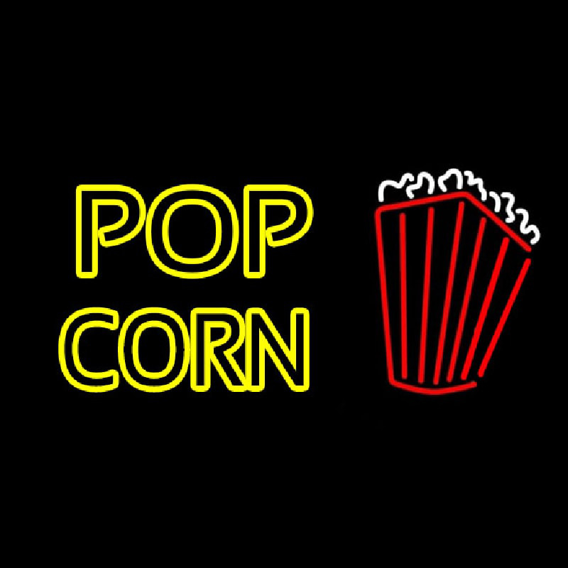 Yellow Popcorn With Logo Neonkyltti