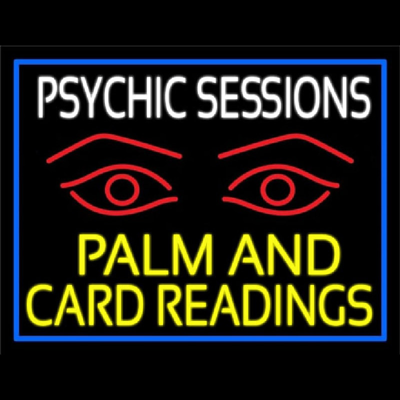 Yellow Psychic Sessions With Red Eye Neonkyltti