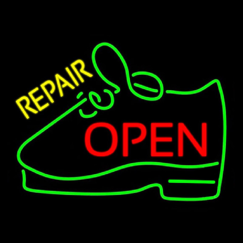 Yellow Repair Shoe Open Neonkyltti