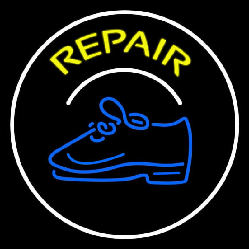 Yellow Repair Shoe With Border Neonkyltti