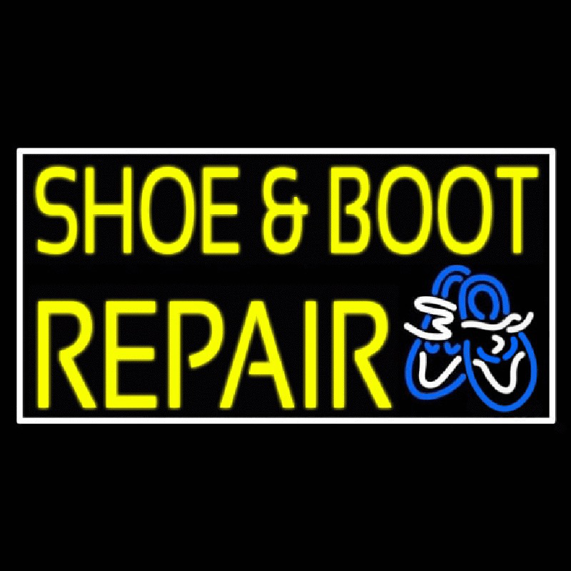 Yellow Shoe And Boot Repair Neonkyltti