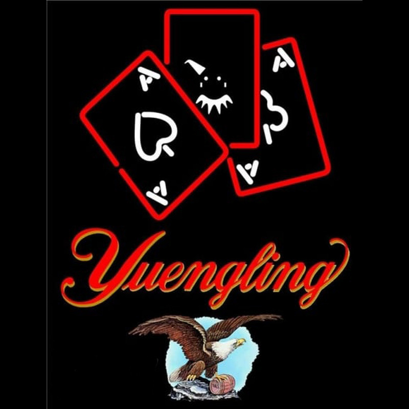 Yuengling Ace And Poker Beer Sign Neonkyltti