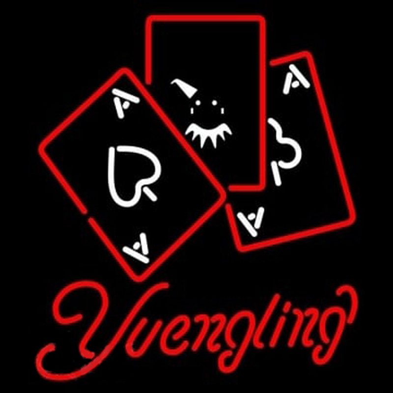 Yuengling Ace And Poker Neonkyltti