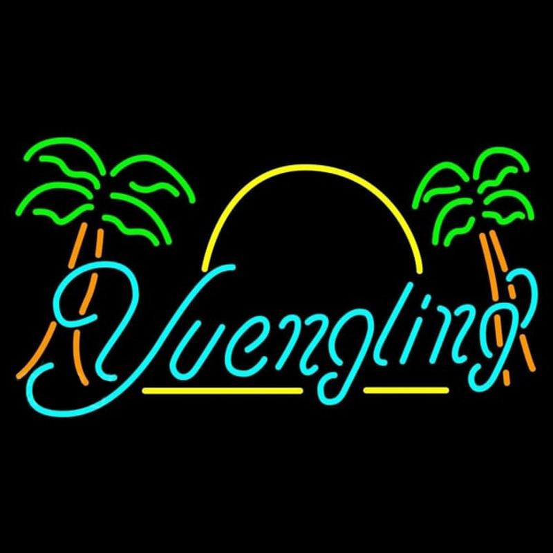 Yuengling Sun Palm Trees Beer Sign Neonkyltti