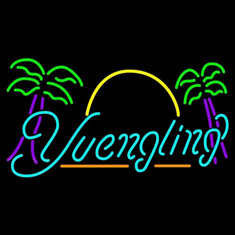 Yuengling with Palm Trees Beer Sign Neonkyltti