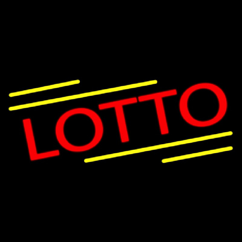 Red Lotto Neonkyltti