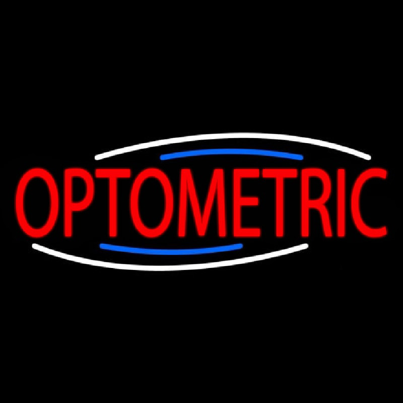 Red Optometric Neonkyltti