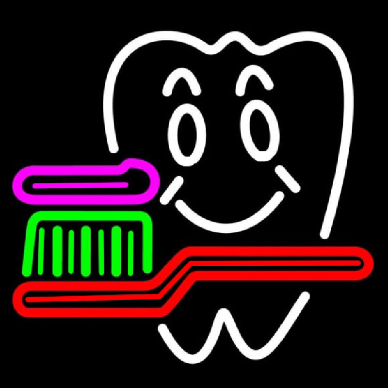 Dentist Logo Neonkyltti