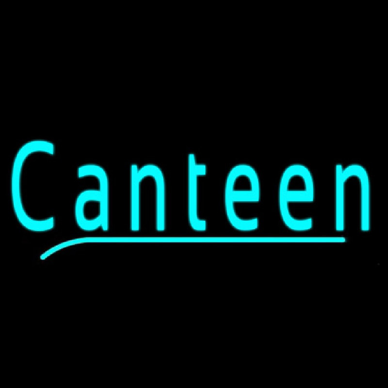 Cursive Canteen Neonkyltti