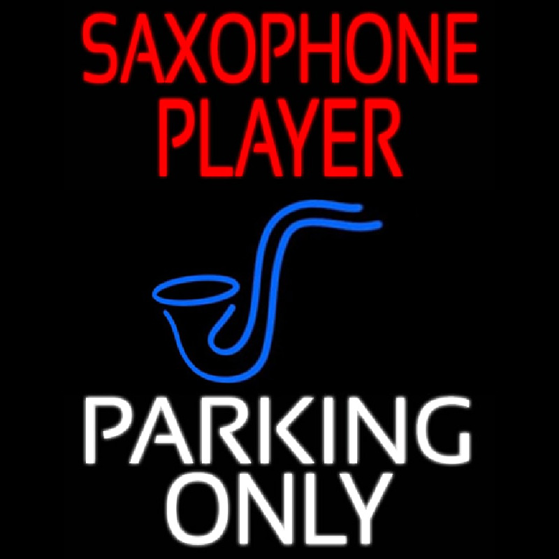 Sa ophone Player Parking Only 2 Neonkyltti