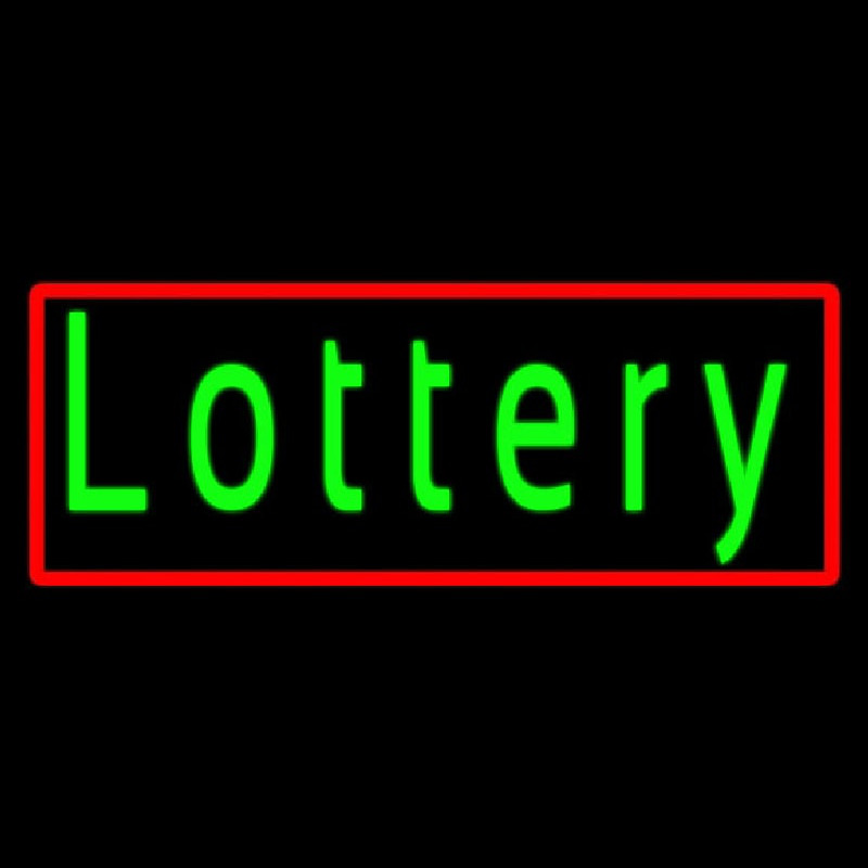 Green Lottery Neonkyltti