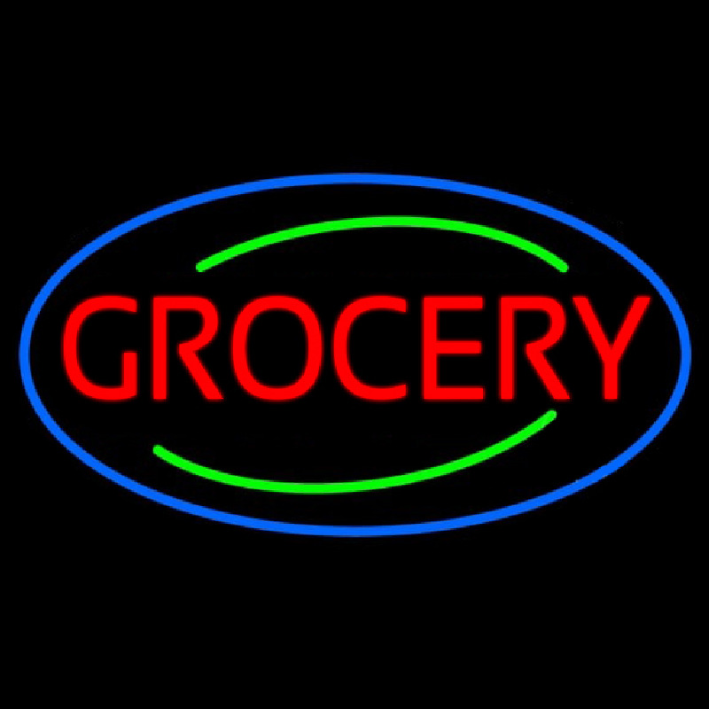 Simple Grocery Neonkyltti