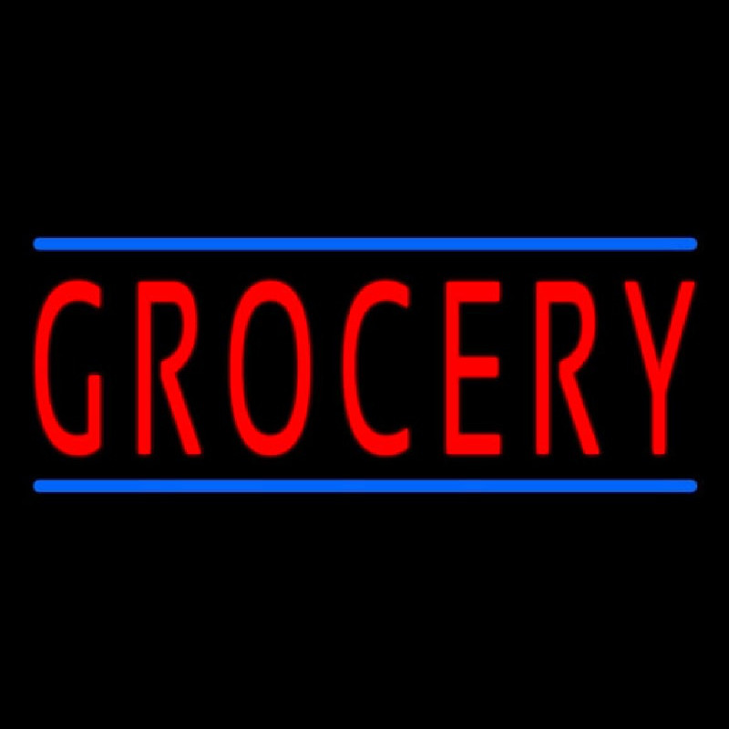 Simple Grocery Neonkyltti