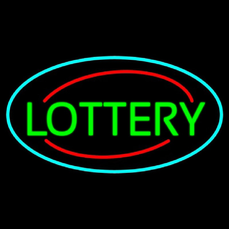 Green Lottery Neonkyltti