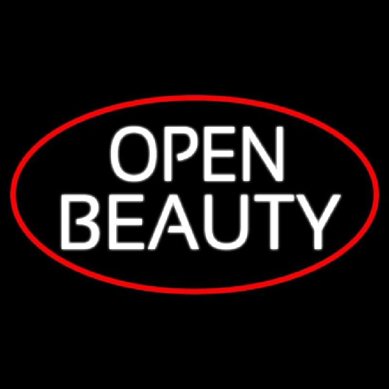 Open Beauty Salon Neonkyltti