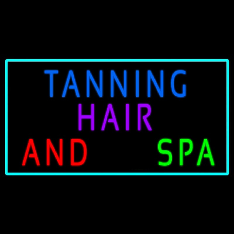 Tanning Hair And Spa Neonkyltti
