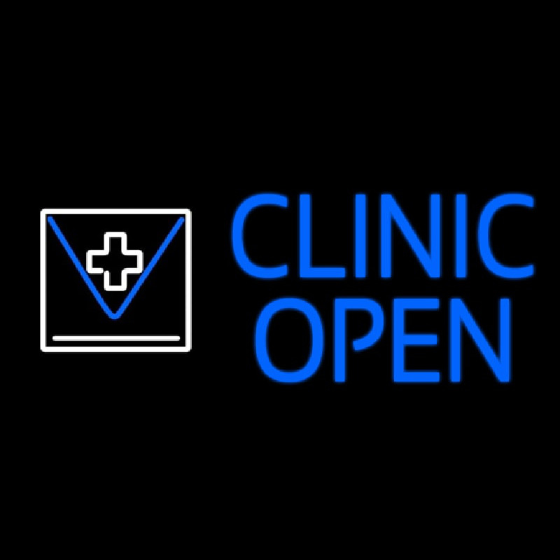 Clinic Open Neonkyltti