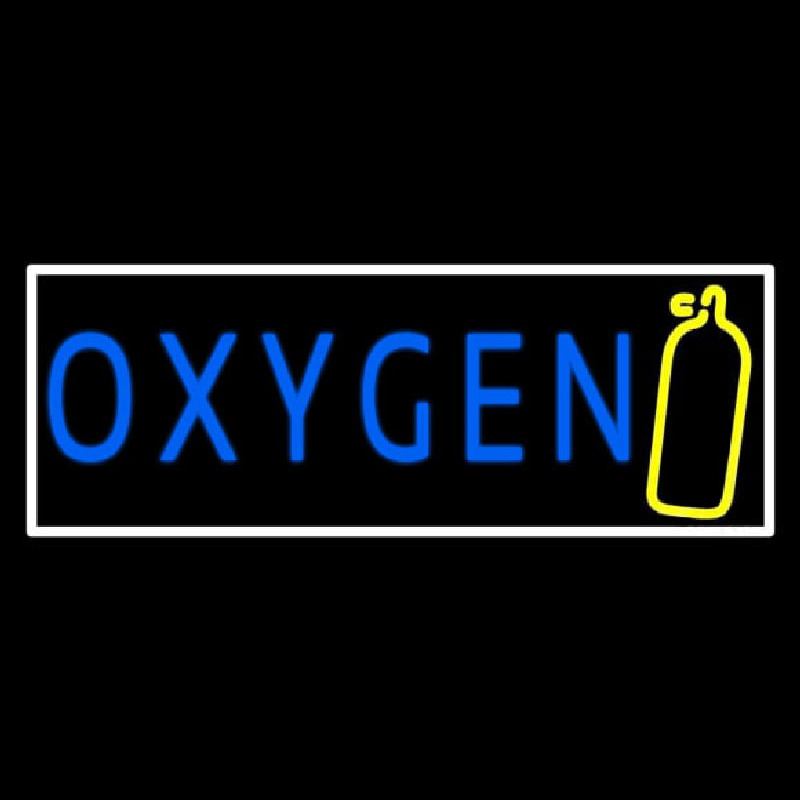 O ygen With Logo Neonkyltti