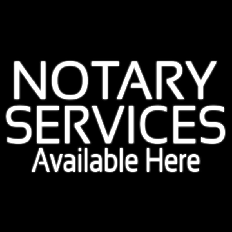 Notary Services Available Here Neonkyltti