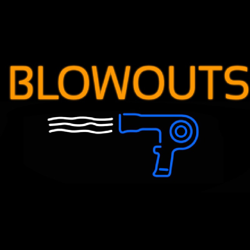 Blowouts Logo Neonkyltti