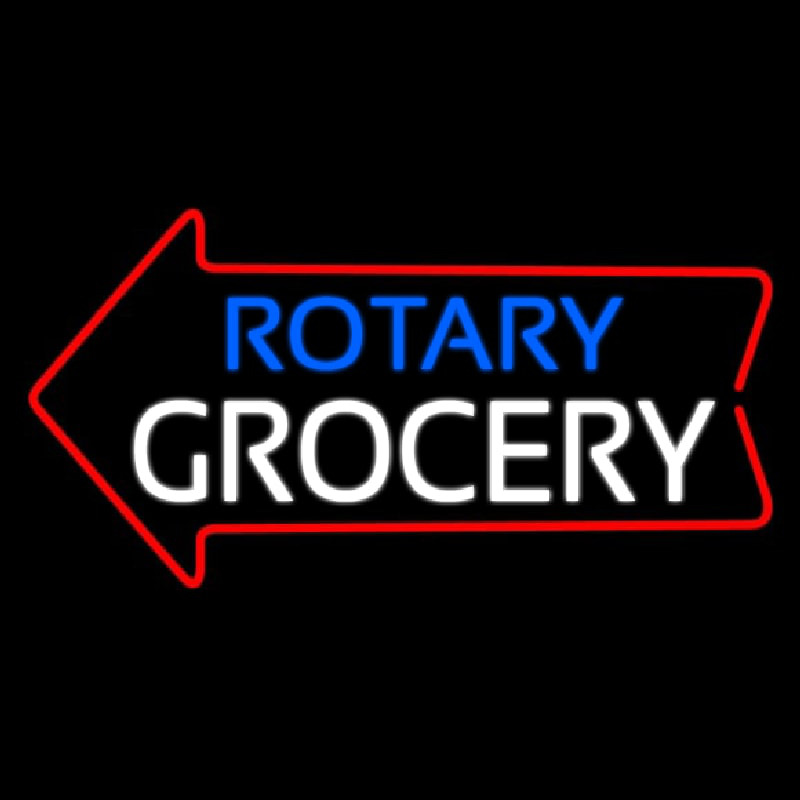 Rotary Grocery Neonkyltti