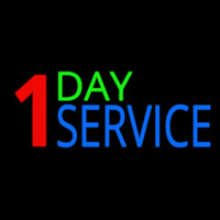 1 Day Service Neonkyltti